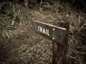 Photo of trail sign Chuckanuts Bellingham